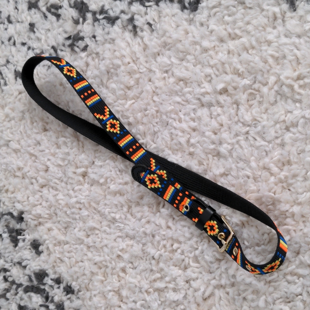 J Crew belt with neon pops